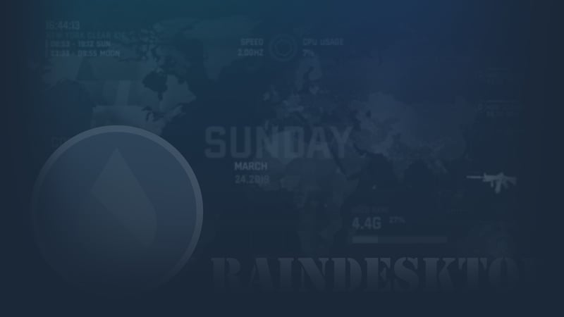 Official cover for RainDesktop on Steam