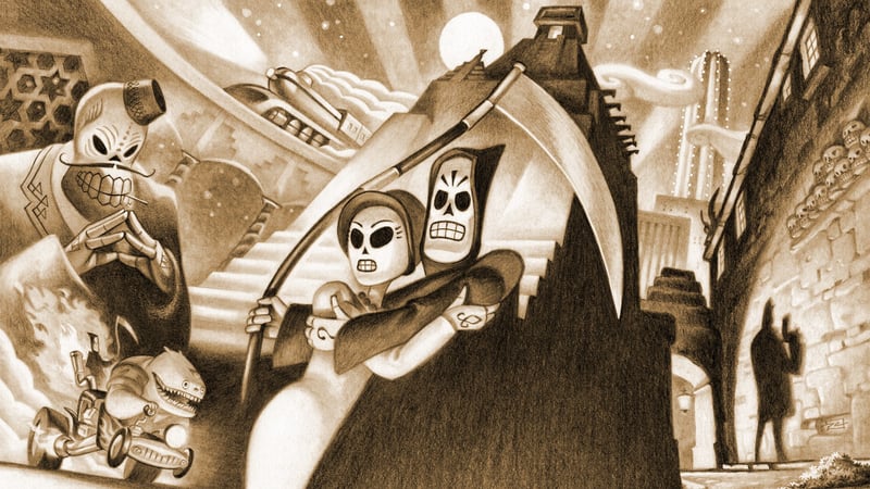 Official cover for Grim Fandango Remastered on XBOX