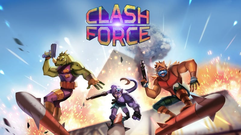 Official cover for Clash Force on PlayStation