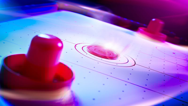 Official cover for Air Hockey on PlayStation