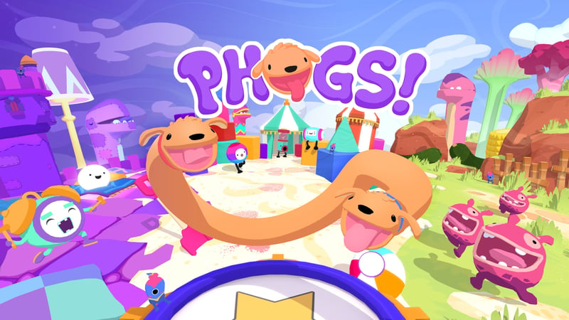 Official cover for PHOGS! on PlayStation