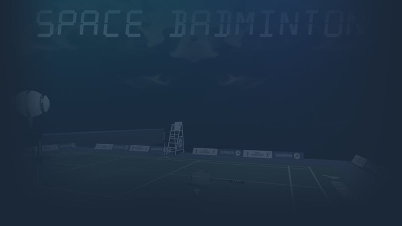 Official cover for Space Badminton VR on Steam