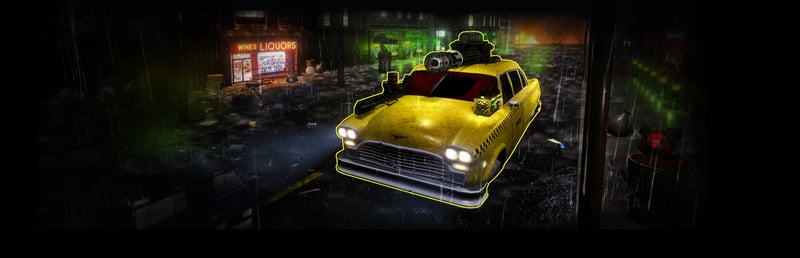 Official cover for CyberTaxi on Steam
