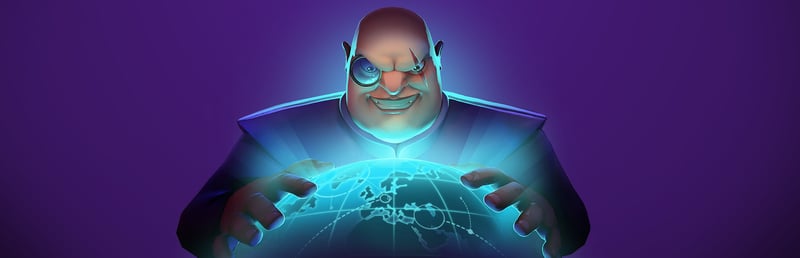 Official cover for Evil Genius 2 on Steam