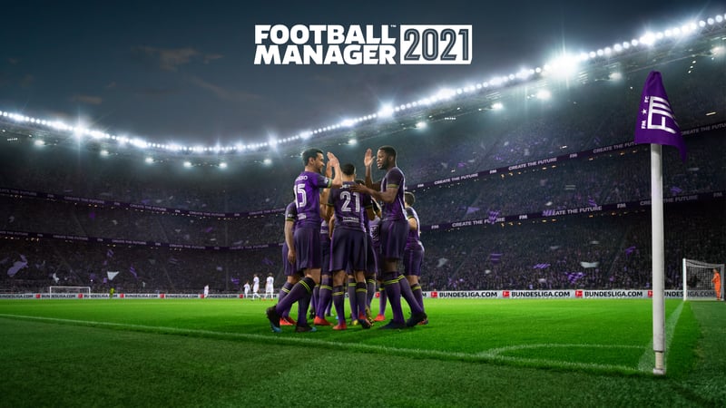 Official cover for Football Manager 2021 on XBOX