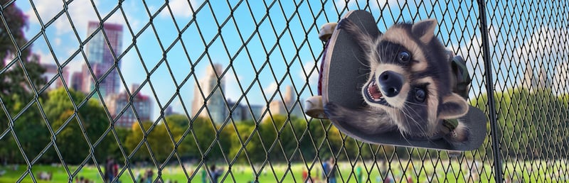 Official cover for Wanted Raccoon on Steam