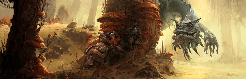 Official cover for We Are The Dwarves on Steam