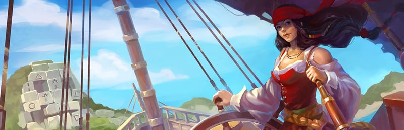 Official cover for Mahjong Gold 2. Pirates Island on Steam