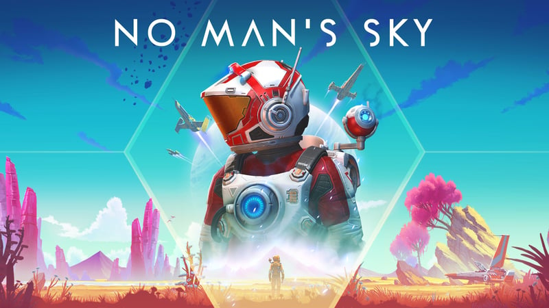 Official cover for No Man's Sky Trophies on PlayStation