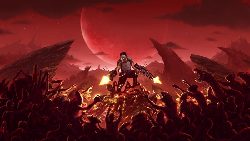 Official cover for Crimsonland on PlayStation