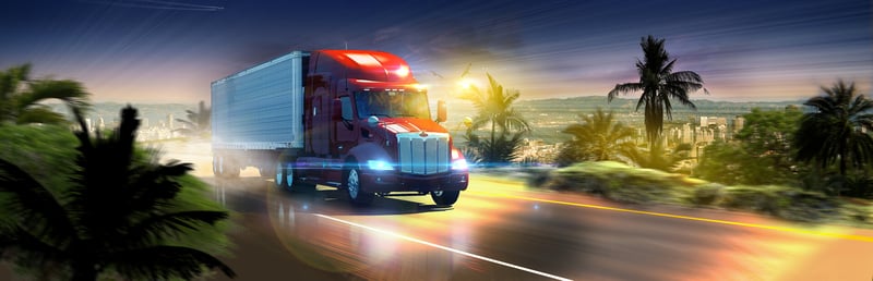 Official cover for American Truck Simulator on Steam