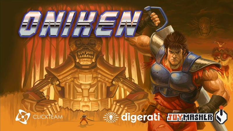 Official cover for Oniken on PlayStation