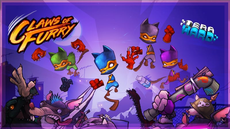 Official cover for Claws of Furry on PlayStation