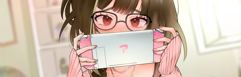 Official cover for Lewd Girls, Leave Me Alone! I Just Want to Play Video Games and Watch Anime! Hentai Edition on Steam
