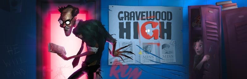 Official cover for Gravewood High on Steam