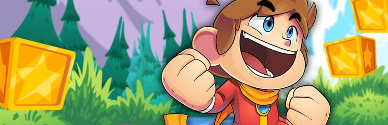 Official cover for Alex Kidd in Miracle World DX on Steam