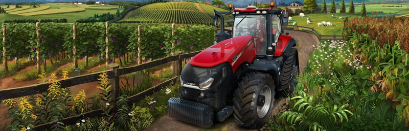 Official cover for Farming Simulator 22 on Steam