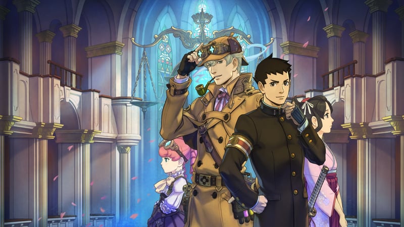 Official cover for The Great Ace Attorney Chronicles on PlayStation