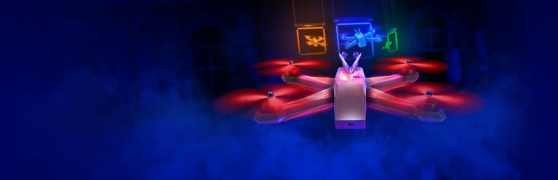 Official cover for The Drone Racing League Simulator on Steam