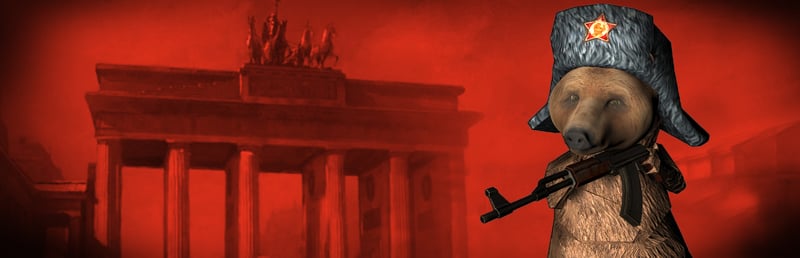 Official cover for BEAR, VODKA, FALL OF BERLIN! ðŸ» on Steam