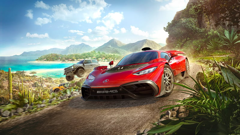 Official cover for Forza Horizon 5 on XBOX