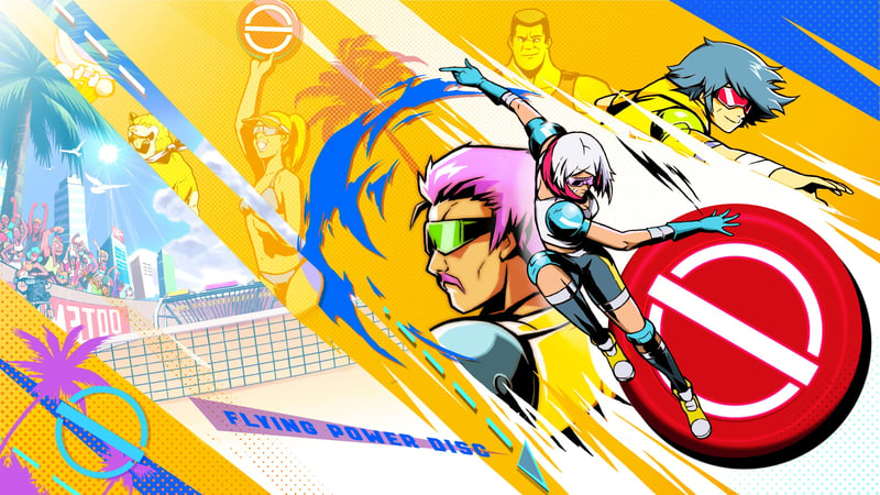 Official cover for Windjammers 2 on PlayStation