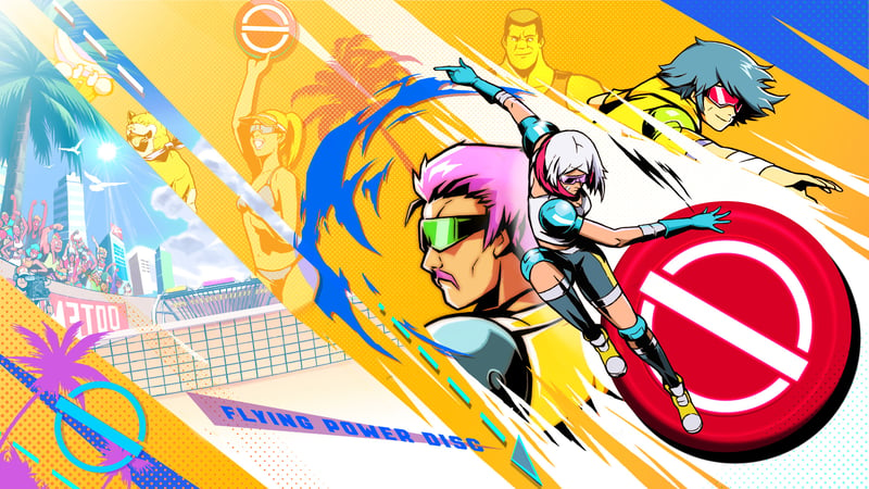 Official cover for Windjammers 2 on XBOX