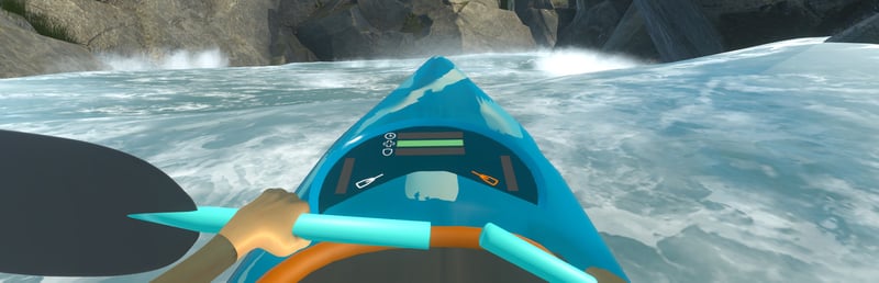 Official cover for DownStream : VR Whitewater Kayaking on Steam