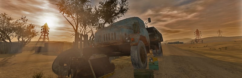Official cover for The Wasteland Trucker on Steam