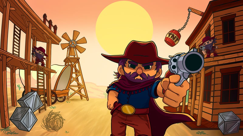 Official cover for Virtuous Western on PlayStation