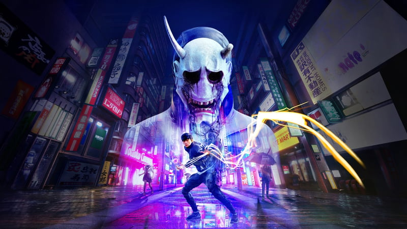 Official cover for Ghostwire: Tokyo on PlayStation