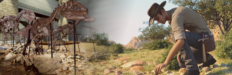 Official cover for Dinosaur Fossil Hunter on Steam