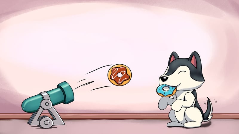 Official cover for Dog’s Donuts on XBOX