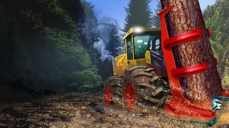 Official cover for Lumberjack Simulator on XBOX