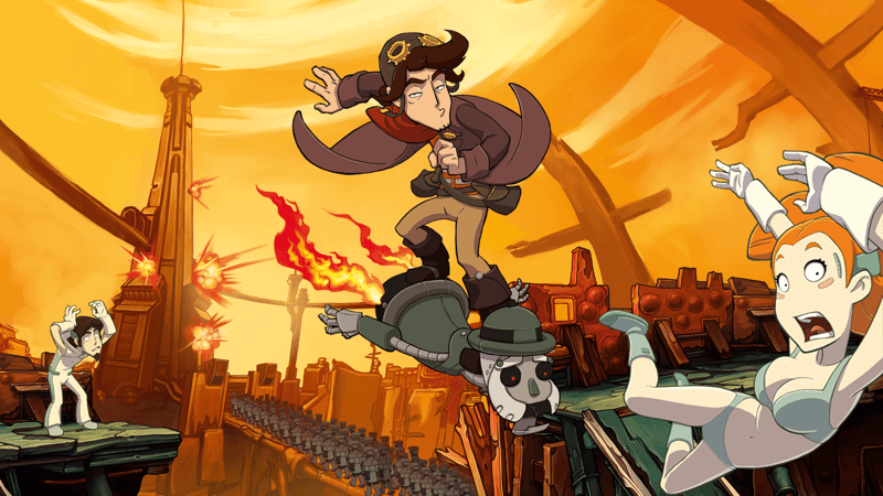 Official cover for Goodbye Deponia on XBOX