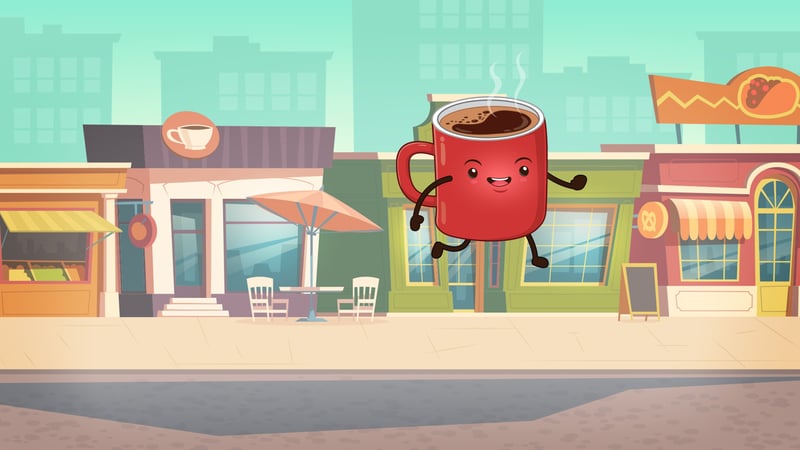 Official cover for Coffee Run on PlayStation