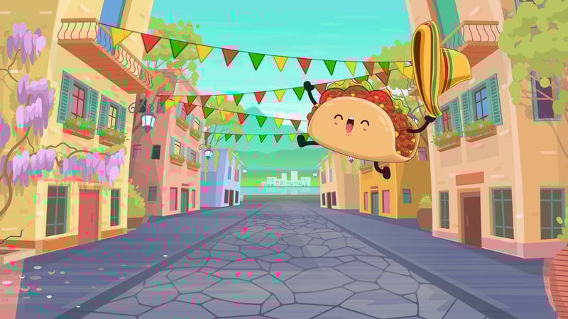 Official cover for Taco Fun on PlayStation