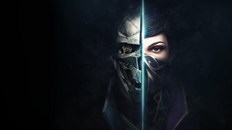 Official cover for Dishonored 2 on PlayStation