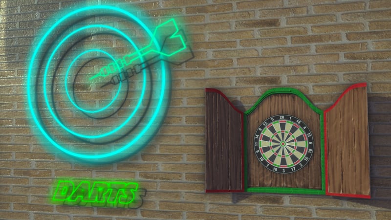 Official cover for Darts Up on PlayStation