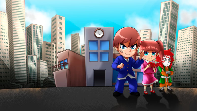 Official cover for The Legend of the Dragonflame Highschool Collection on PlayStation