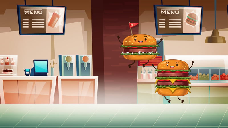 Official cover for Burger Break Head to Head on PlayStation