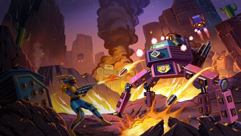 Official cover for Thunder Kid: Hunt for the Robot Emperor on PlayStation