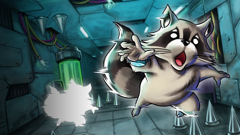 Official cover for Rift Racoon on PlayStation