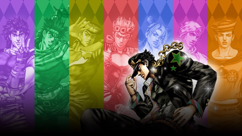 Official cover for JoJo's Bizarre Adventure: All-Star Battle R on PlayStation