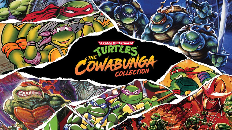 Official cover for Teenage Mutant Ninja Turtles Cowabunga Collection on PlayStation