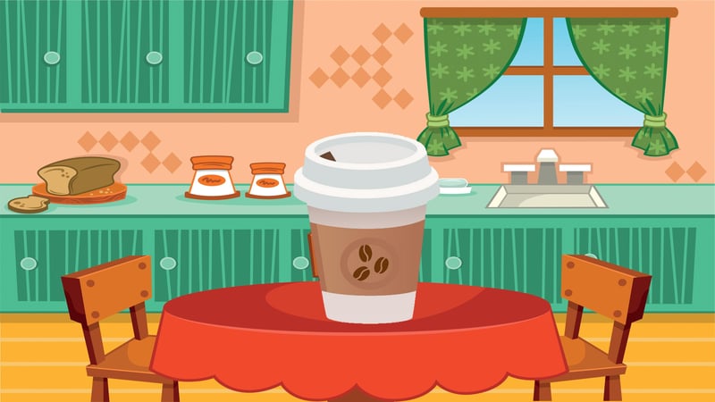 Official cover for The Jumping Coffee: TURBO on PlayStation