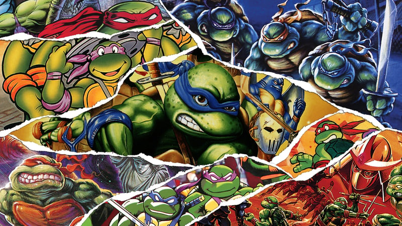 Official cover for Teenage Mutant Ninja Turtles: The Cowabunga Collection on XBOX