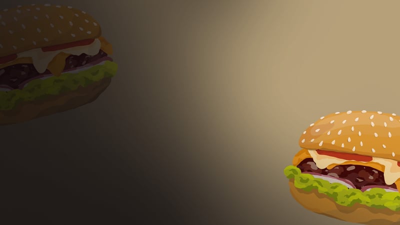 Official cover for The Burger Quiz on PlayStation