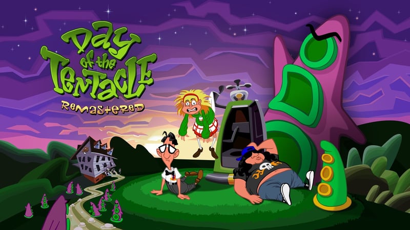 Official cover for Day of the Tentacle Remastered on PlayStation