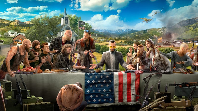 Official cover for Far Cry® 5 on PlayStation